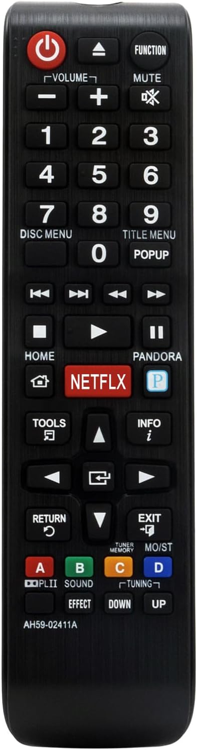 AH59-02411A Controle remoto de substituição compatível com Samsung DVD Blu-ray Player Home Theater System HT-EM35 HT-E3500/ZA HT-EM35/ZA HT-E3500 HTEM35 HTEM35ZA