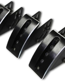 I33T Three Metal Pedal Faces Kit for Sim Racing Driving Video Games (Three-Pedal Faces)
