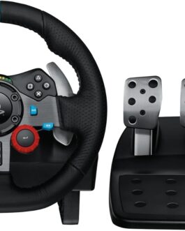Volante e Pedais Logitech G29 Driving Force com Force Feedback para PS5, PS4, PS3 e PC