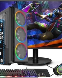 PC Gamer Completo 3green Join Intel Core i7 16GB RAM Placa de vídeo Geforce RTX 3050 8GB SSD 480GB Fonte 500W + Monitor 24″ 75Hz 3GJ-096