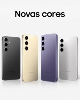 Smartphone Samsung Galaxy S24+, Galaxy AI, Selfie de 12MP, Tela de 6.7″ 1-120Hz, 256GB, 12GB RAM – Cinza