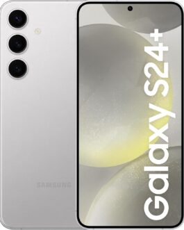Smartphone Samsung Galaxy S24+, Galaxy AI, Selfie de 12MP, Tela de 6.7″ 1-120Hz, 256GB, 12GB RAM – Cinza