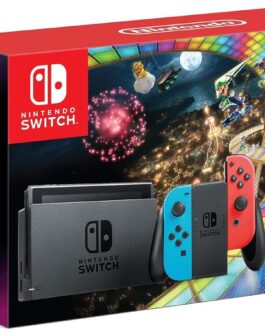 New Nintendo Switch Azul e Vermelho Neon + Jogo Mario Kart 8