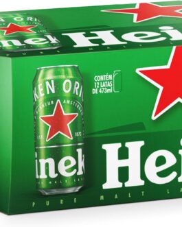 Heineken Cerveja Lata 473ml Pack 12 Unidades