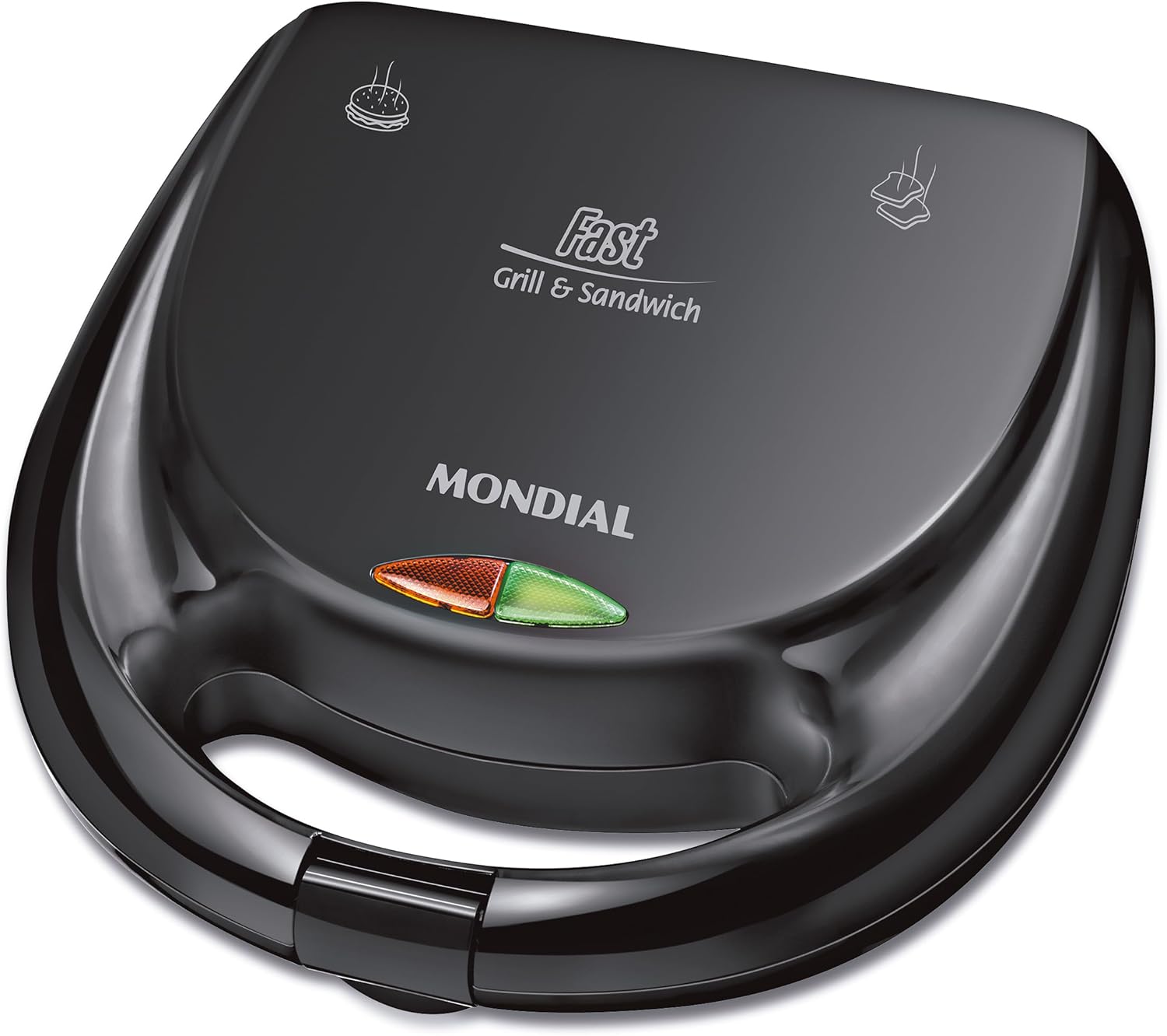 Sanduicheira Fast Grill e Sandwich, Mondial, Preto, 750W, 110V – S-12