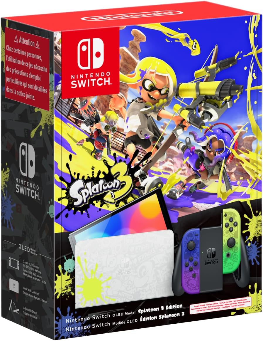 Nintendo Switch OLED edição limitada Splatoon 3