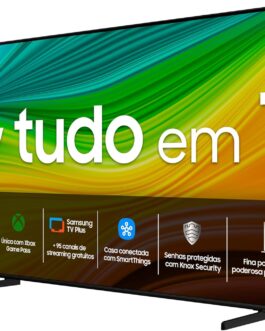 Samsung Smart TV 65″ QLED 4K 65Q60D – Tecnologia de Pontos Quânticos, Design AirSlim, Gaming Hub