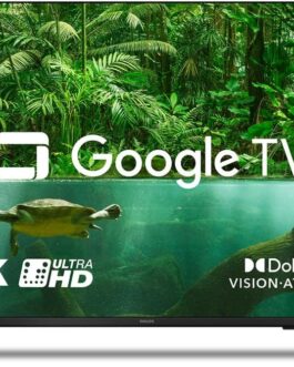 Smart TV Philips 50″ 4K 50PUG7408/78, Google TV, Comando de Voz, Dolby Vision/Atmos, VRR/ALLM, Bluetooth
