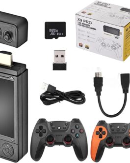 2025 X9 Ultra Game Stick 4k, novo X9 Pro 4k Game Stick, controle branco, console de jogos sem fio, X9 Ultra Stick, console de jogos (256G 60000+Jogos)