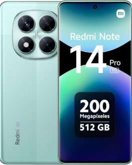 Smartphone Xiaomi Redmi Note 14 Pro 5G Coral Green (Verde) 12GB RAM 512GB ROM NFC [ 24090RA29G ]
