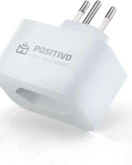 Smart Plug Wi-Fi 10A/1000W, Positivo Casa Inteligente, Ligue ou Desligue seus Eletrodomésticos Através do Celular, Compatível com Alexa