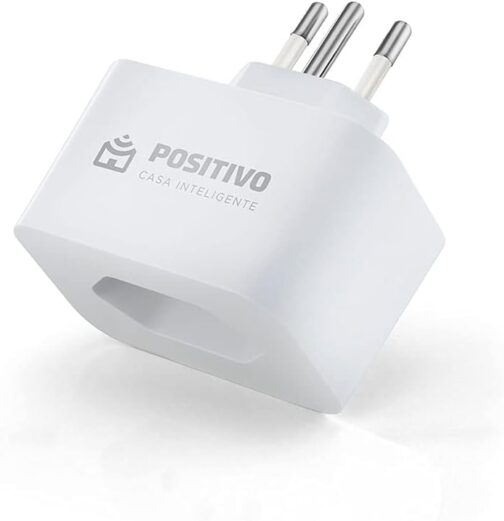 Smart Plug Wi-Fi 10A/1000W, Positivo Casa Inteligente, Ligue ou Desligue seus Eletrodomésticos Através do Celular, Compatível com Alexa - Imagem 2