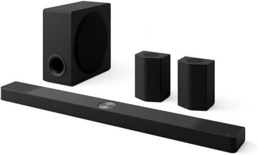 LG SoundBar S95TR– 810W RMS, Dolby Atmos, 9.1.5 Canais, 810W RMS, Caixas de Som Traseiras, AI Room Calibration Pro, DTS X,AI Sound Pro, Wow Sinergy, Sem fios, Conexões Múltiplas - Imagem 2