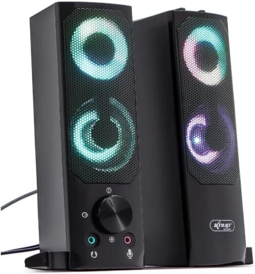 Caixa De Som Potente Pc Notebook Computador Smart Tv Usb P2 caixas gamer alto falante mini caixinha Soundbar - Imagem 3