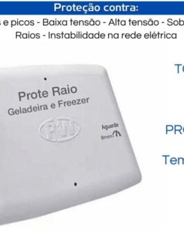 Protetor Contra Queda de Energia PW Para Freezer Ou Geladeira, Branco