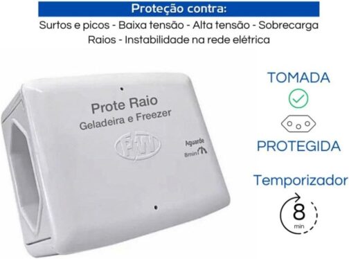 Protetor Contra Queda de Energia PW Para Freezer Ou Geladeira, Branco - Imagem 2