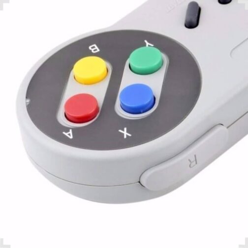 Kit Com 2 Controle Joystick Com Fio Para Super Nintendo Snes - Imagem 8