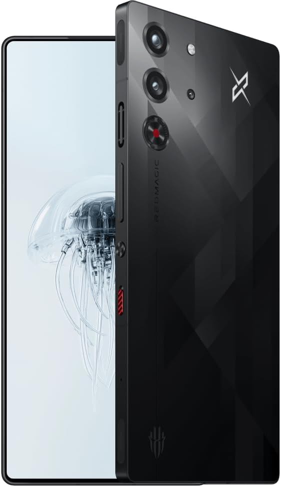 REDMAGIC 10 Pro 144Hz Gaming Phone, Smartphone Android 5G, 12GB RAM+256GB ROM, Snapdragon 8 Elite, 6.85″ 1.5K AMOLED Tela Cheia, FHD+, Câmera 50MP, Dual-Sim, Preto