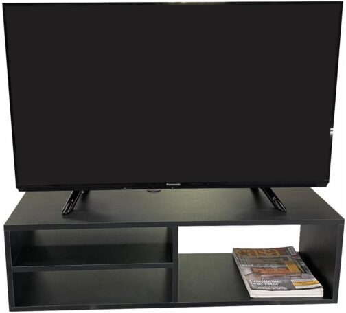 Rack Suspenso Mdf Para Tv Dvd Video Game Nicho Painel 90cm (Preto) - Imagem 6