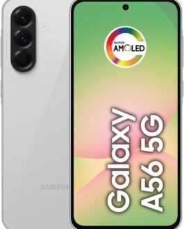Smartphone Samsung Galaxy A56 5G 256GB, 8GB RAM, Câmera 50MP, IP67, Super AMOLED 6.7″, Recursos AI, Cinza