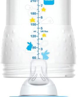 MAM Baby Kit 2 Mamadeiras Easy Start Starter Set Anticólica e Menos Bolhas de Ar, para Crianças 0+ Meses Autoesterilizável e com Bico de Silicone Skinsoft, Rosa