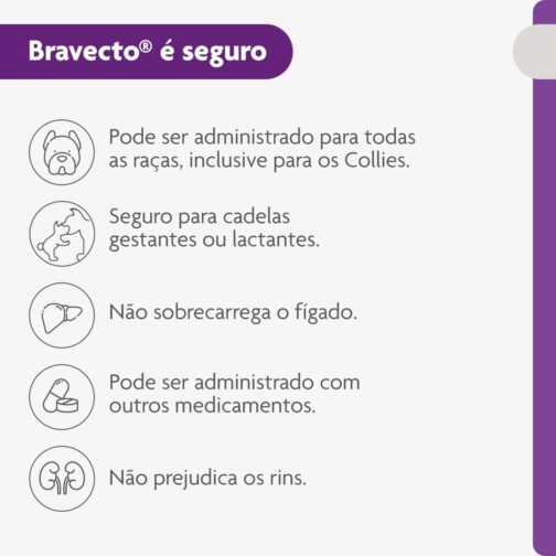 Bravecto® Cães 250mg - Antipulgas e Carrapatos - Cães de 4,5 a 10kg - 1 Comp. Mastigável - MSD Saúde Animal - Imagem 11