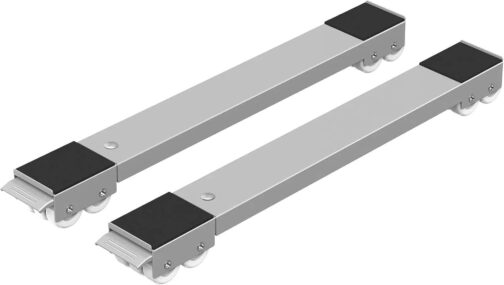 Suporte Com Rodinhas Para Eletrodomésticos Reforçado - Ajustável Para Geladeira Fogão e Máquina de Lavar Roupa Para Até 200kg - Imagem 2