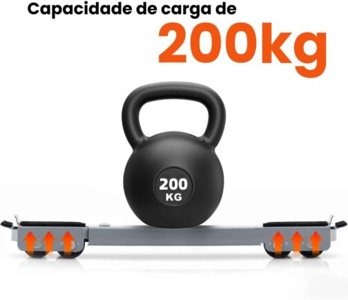 Suporte com Rodinhas e Base Móvel Ajustável para Eletrodomésticos Pesados Fogão, Geladeira, Máquina de Lavar, Secadoras até 200kg, com Trava, Resistente e Reforçado, 24 Rodinhas - Imagem 5