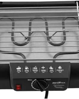 Churrasqueira, Gourmet Bcg1 N, 1200w, Preto, 110v, Britânia