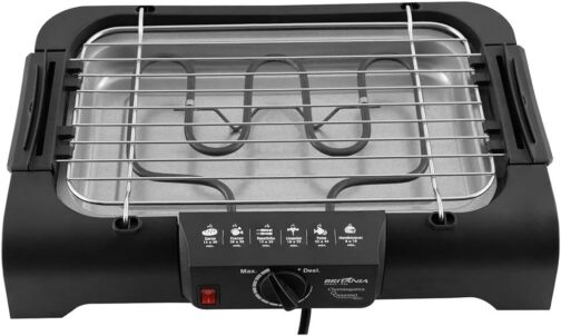 Churrasqueira, Gourmet Bcg1 N, 1200w, Preto, 110v, Britânia - Imagem 2