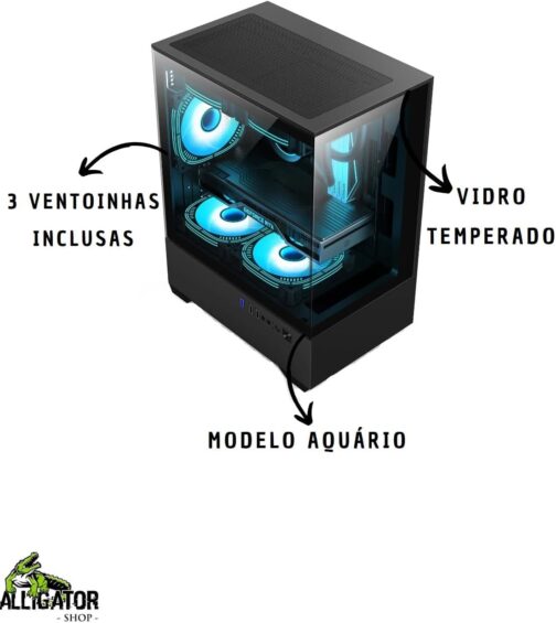 Computador CPU PC Gamer Intel Core i5 3.6GHz Memoria Ram 16GB SSD 240GB - Imagem 3