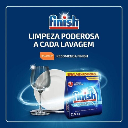 Finish Detergente para Lava Louças em Pó 2,5kg - Imagem 3