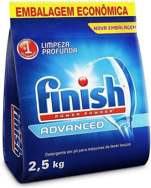 Finish Detergente para Lava Louças em Pó 2,5kg