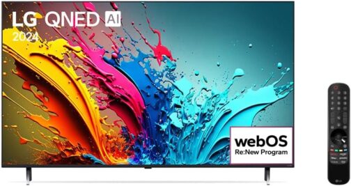 Smart TV 4K 50" LG QNED 50QNED85T Processador α8 AI Painel 120Hz Local Dimming Design Super Slim FreeSync webOS 24 - Imagem 2