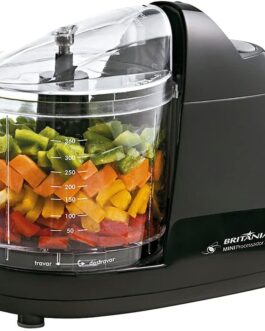 Mini processador, 2p, 160W, Preto, 127v, Britânia
