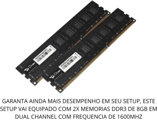 PC Gamer Rosa Completo Intel Core I7 3.4GHz 16GB DDR3 SSD 480GB Monitor 21,5" Kit Gamer - Escolha a placa de vídeo (GTX 750 4GB) - Imagem 4