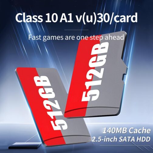512G Game Card Retro Gaming Console with built in 51,415 Games, Emulator Console 62 Emulators Preloaded Game Console Gaming System Compatible with SteamDeck/Win600/Windows8.1/10/11 Retro Gamer Gift - Imagem 5