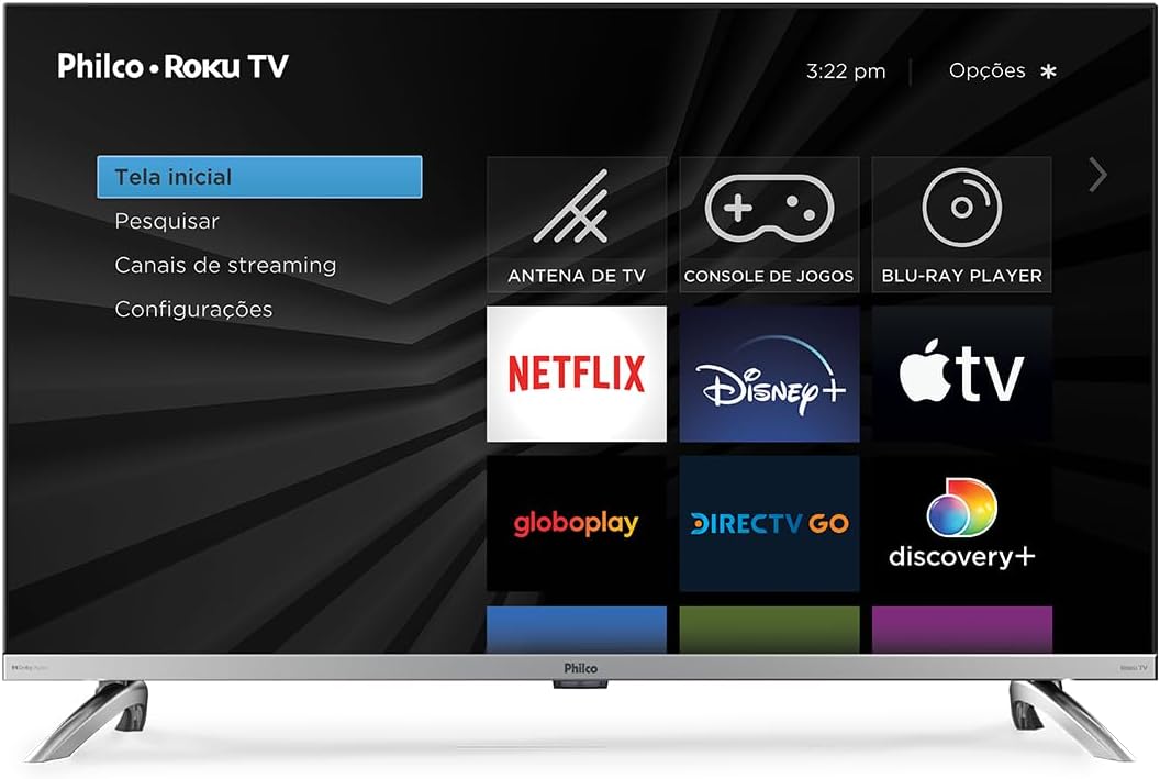Fast Smart TV Philco 32” PTV32G7PR2CSBLH Dolby Audio Led Bivolt