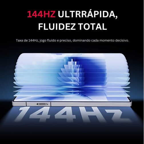 REDMAGIC 10 Pro 144Hz Gaming Phone, Smartphone Android 5G, 12GB RAM+256GB ROM, Snapdragon 8 Elite, 6.85" 1.5K AMOLED Tela Cheia, FHD+, Câmera 50MP, Dual-Sim, Preto - Imagem 8