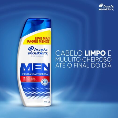 Head & shoulders Shampoo H&S Men Old Spice 650 Ml - Imagem 3