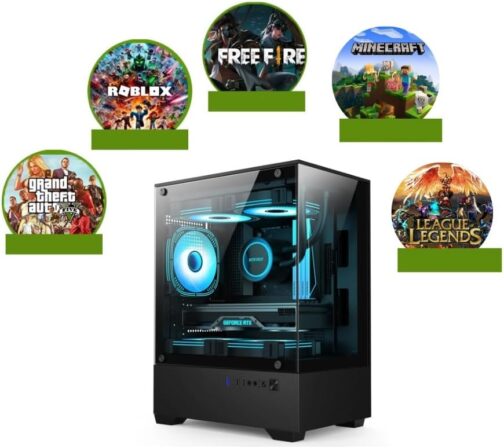 Computador CPU PC Gamer Intel Core i5 3.6GHz Memoria Ram 16GB SSD 240GB - Imagem 4