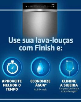Finish Detergente para Lava Louças em Pó 2,5kg