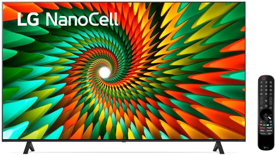Smart TV 55″ 4K LG NanoCell 55NANO77SRA Bluetooth ThinQ AI Alexa Google assistente Airplay 3 HDMI