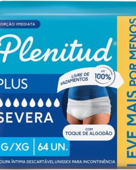 Plenitud Roupa Íntima Plus para Incontinência G/XG – 64 un
