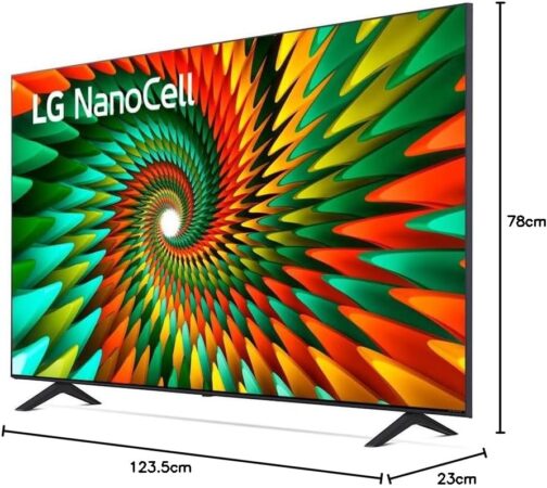 Smart TV 55" 4K LG NanoCell 55NANO77SRA Bluetooth ThinQ AI Alexa Google assistente Airplay 3 HDMI - Imagem 7