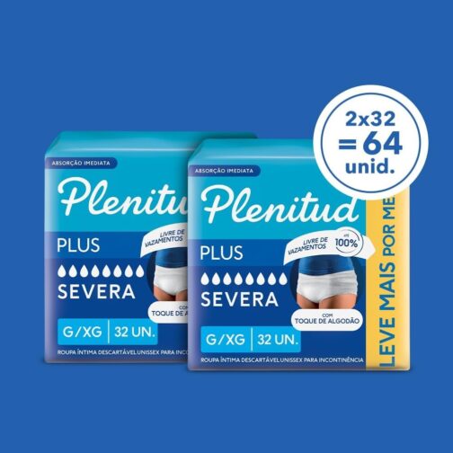 Plenitud Roupa Íntima Plus para Incontinência G/XG - 64 un - Imagem 2