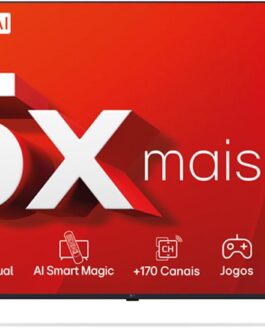 Smart TV 4K 65″ LG UHD 65UT9050 Processador α5 Ger7 AI Design Super Slim Alexa/Chromecast integrado webOS 24 Controle Smart Magic