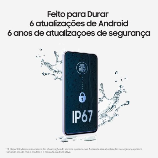 Smartphone Samsung Galaxy A56 5G 256GB, 8GB RAM, Câmera 50MP, IP67, Super AMOLED 6.7", Recursos AI, Cinza - Imagem 5