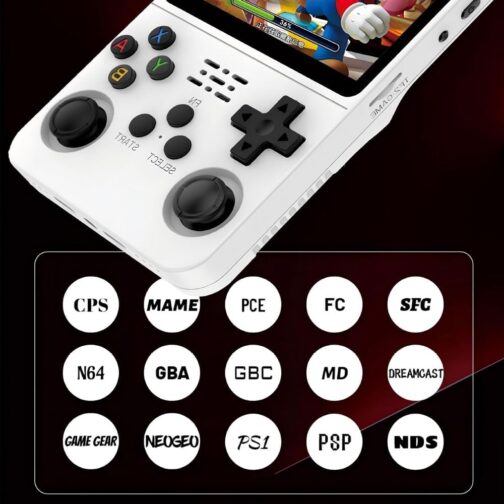 R36S Retro Handheld Game Console, Dual 3D Joystick, Built-in 20+ Emulators for PSP, N64, PS1, GBA, etc. Comes with 15000+ Games. - Imagem 6