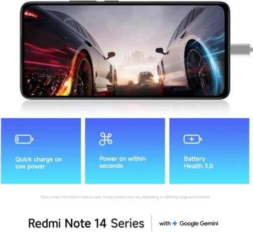 Smartphone Xiaomi Redmi Note 14 Pro+ Plus 5G Azul Frost Blue 8GB RAM 256GB ROM NFC Modelo 24115RA8EG - Imagem 4
